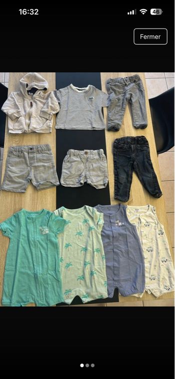 Lot bébé garçon – 12 mois – 10 pièces