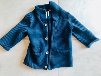 Gilet bleu marine
