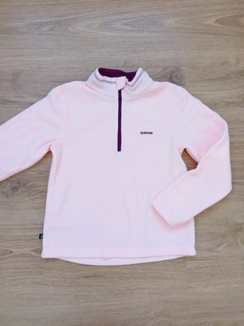 Polaire rose 5-6 ans - Neuve