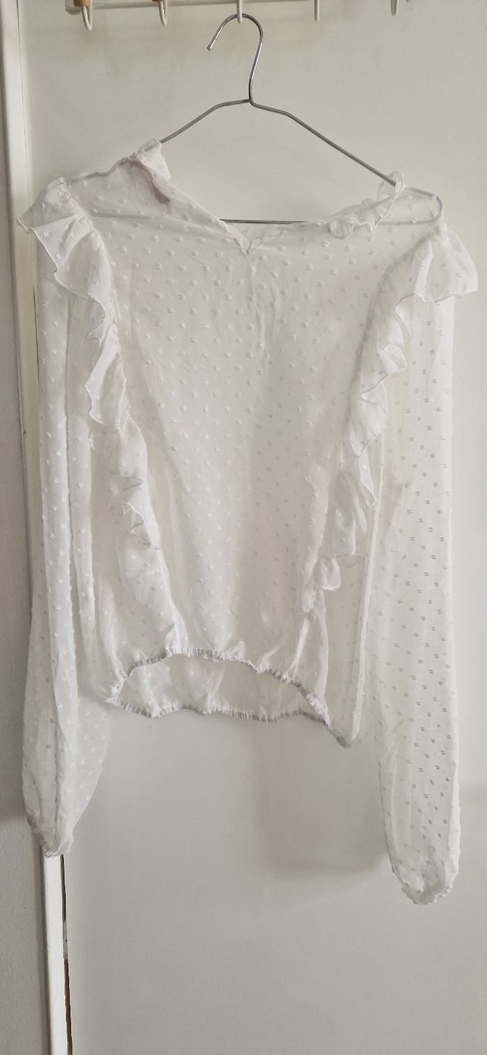 Jolie blouse à pois - photo numéro 2