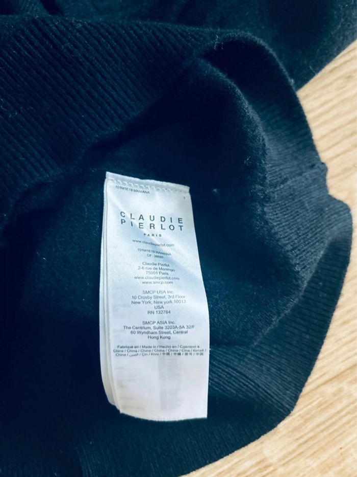 Pull Claudie Pierlot laine&cachemire neuf jamais porté taille 3 - photo numéro 4