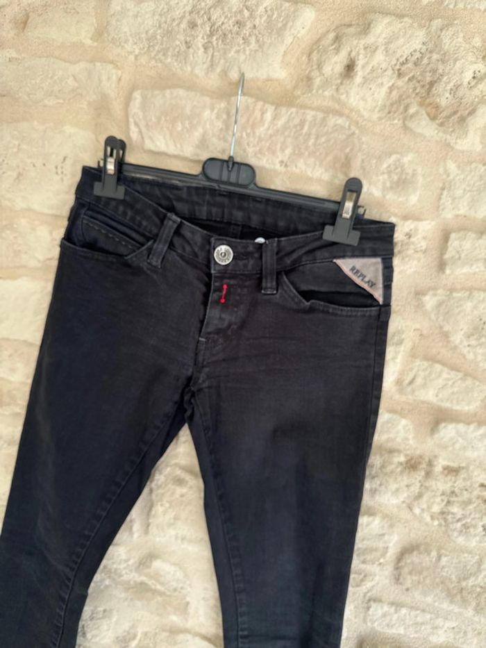 Jean noir slim Replay Taille 34 - 10 € - photo numéro 5