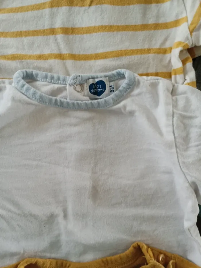 Lot 7 t-shirts manches longues garçon 9 mois 71 cm - photo numéro 4