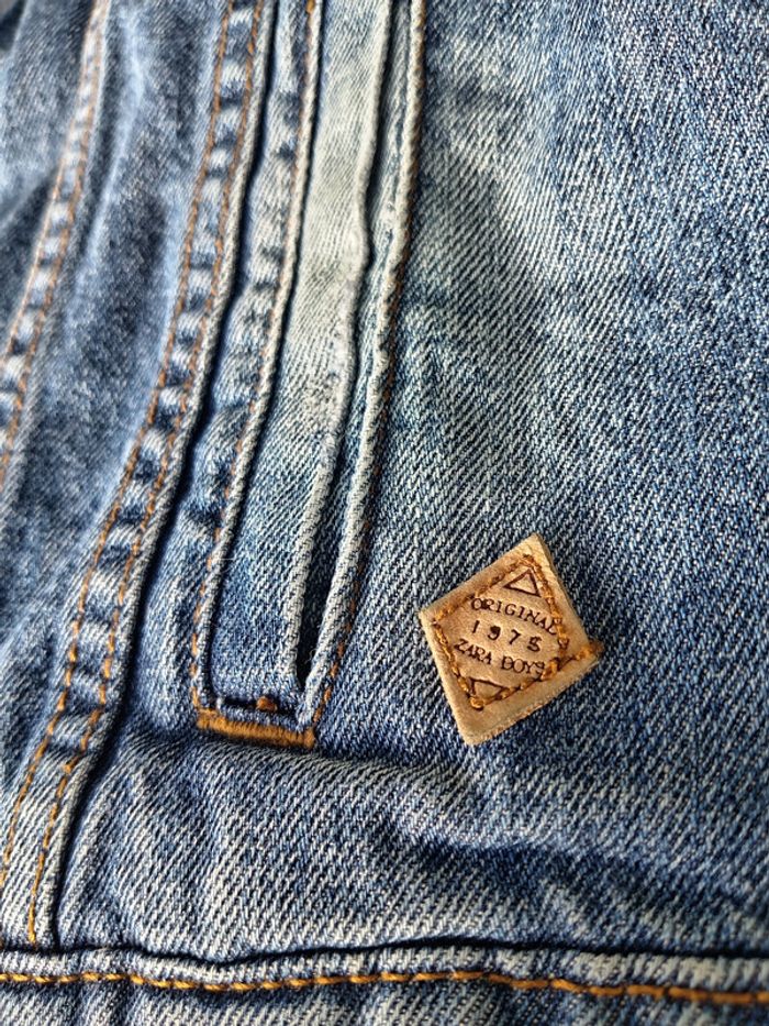 Blouson en jean Zara 8 ans - photo numéro 7