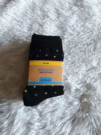 Chaussettes NEUVES avec étiquette P. 31 - 34 pack de 5