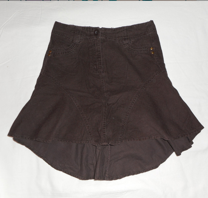 Jupe Velours 8 ans Marron Tape à l'oeil