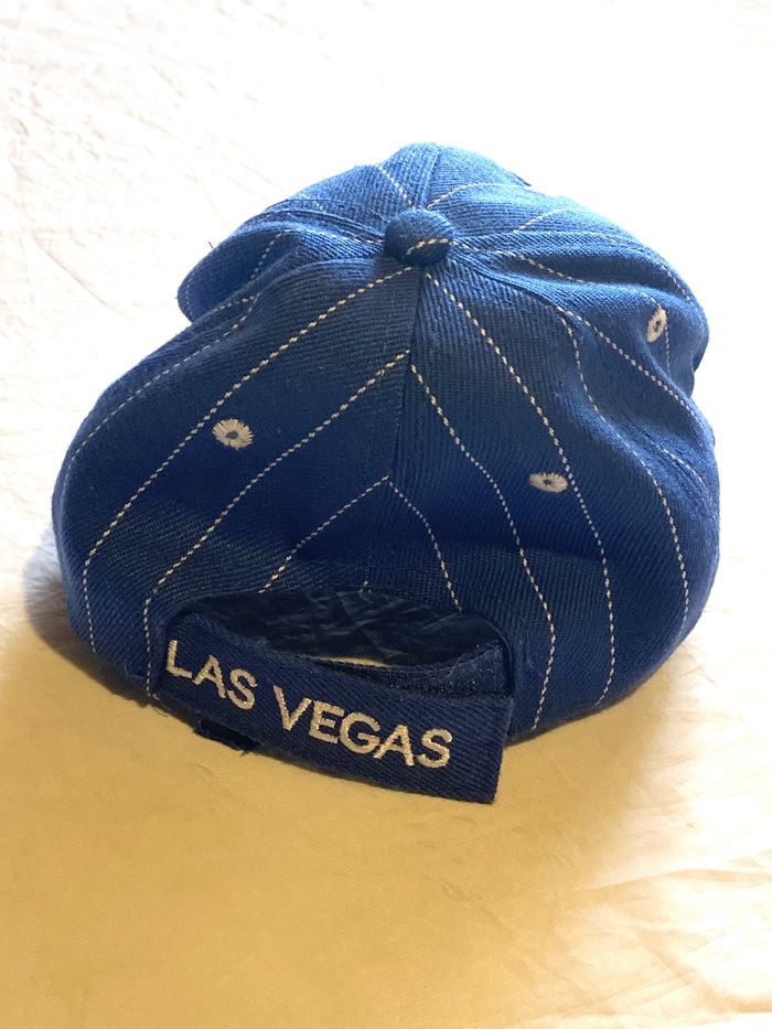 Casquette Koskash Head Wear Bleue Las Vegas Visière Blanche Accessoires Enfants Adolescents - photo numéro 8