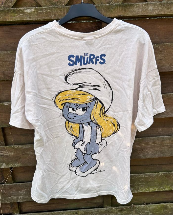 T-shirt schtroumpfette - photo numéro 2