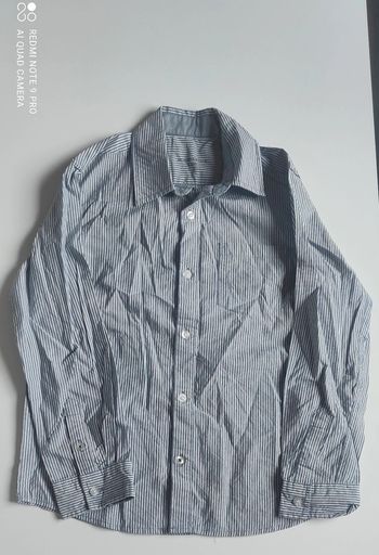 Chemise garçon manche longue