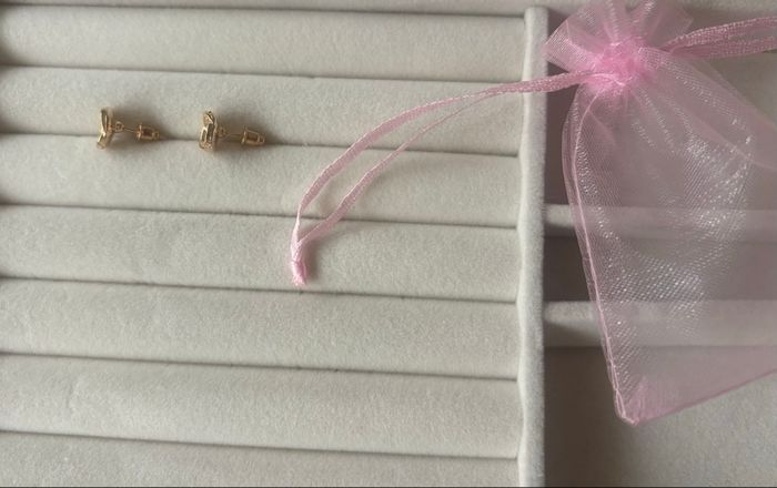 Boucles d’oreilles dorées - photo numéro 3