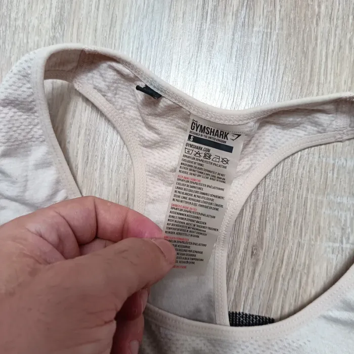 Brassière gymshark femme s créme - photo numéro 5