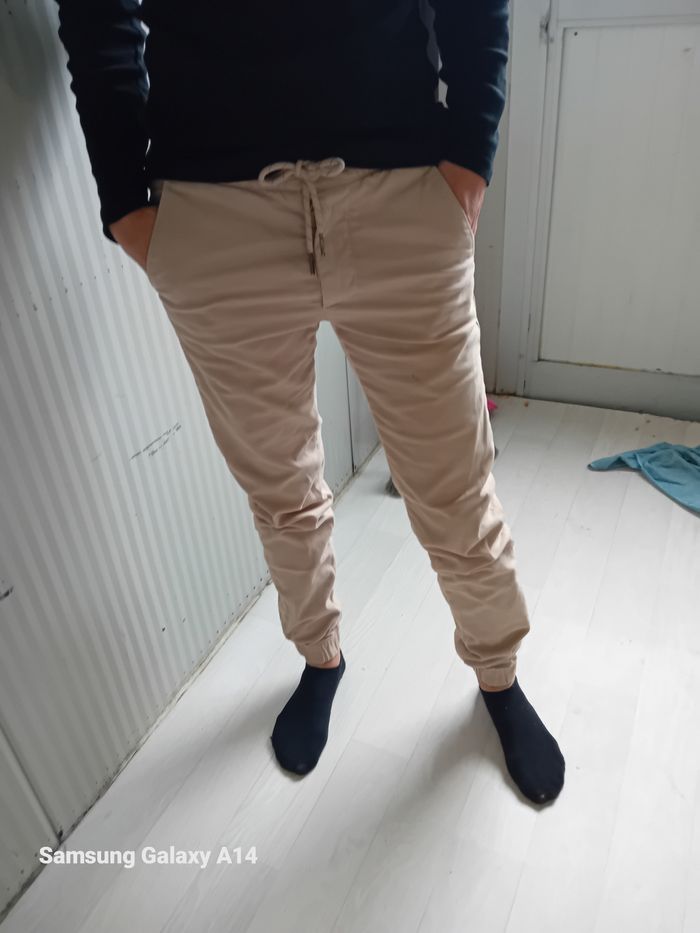 Pantalon crème - photo numéro 3