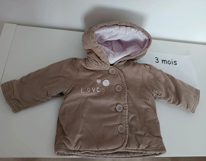 Manteau in extenso 3 mois