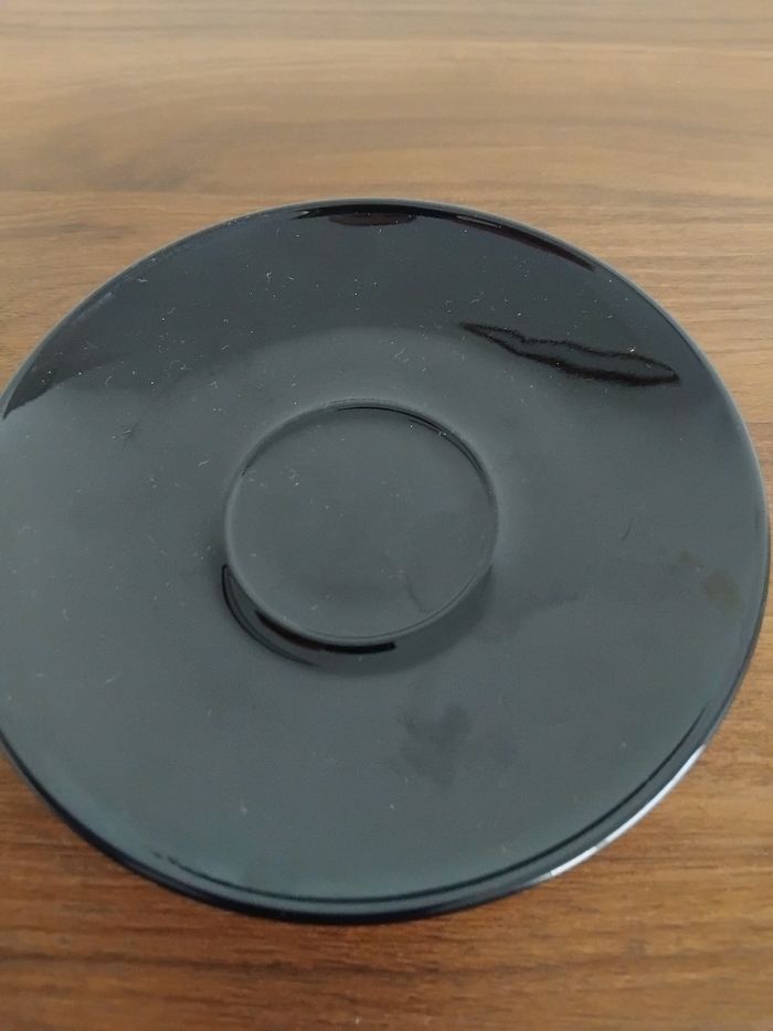 6 sous tasses ou coupelles noires - photo numéro 7