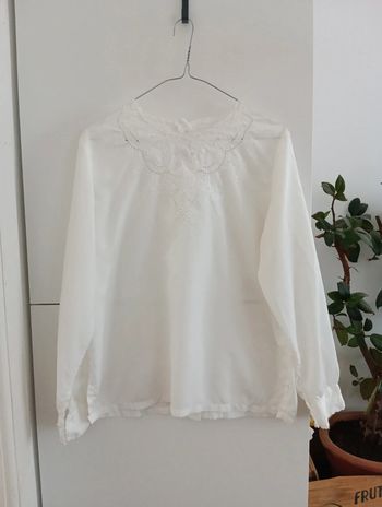 Blouse vintage boutonnée dos Daffodil taille 40