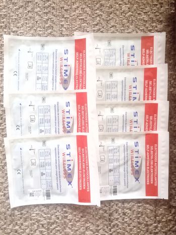 7 sachets d'électrodes de stimulation autocollantes sans fil Stimex Wireless