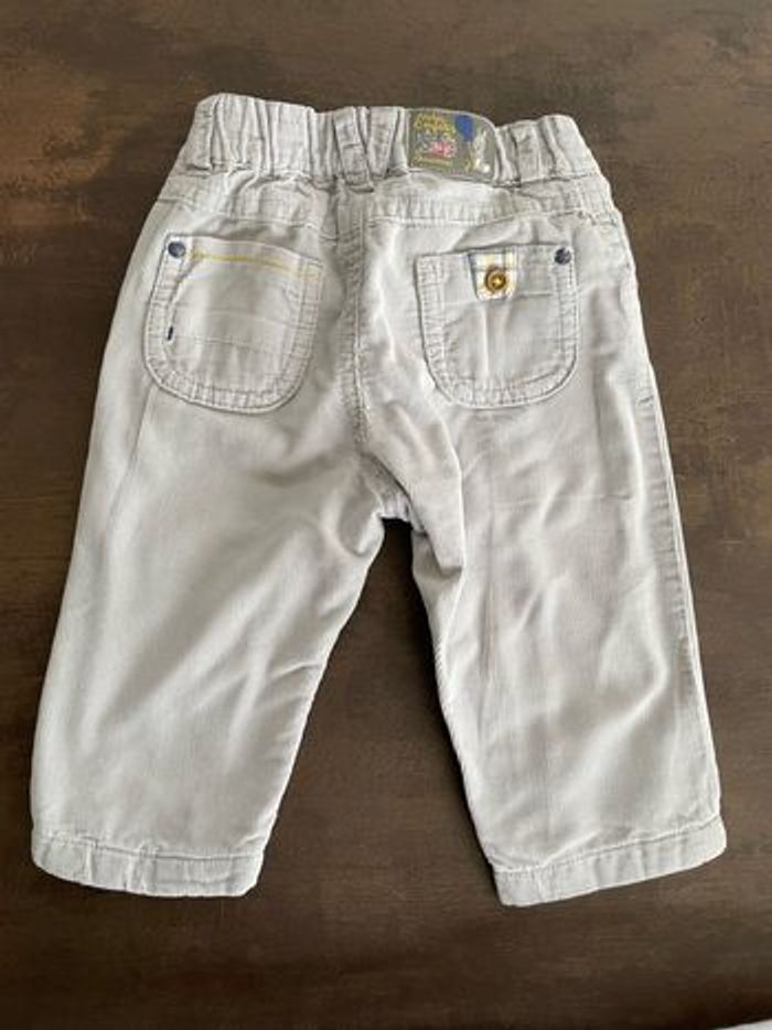 Pantalon gris clair Sergent Major - 6 mois - photo numéro 2