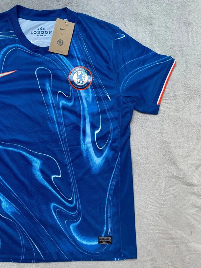 Maillot concept foot Chelsea bleu édition Vagues taille M - photo numéro 3