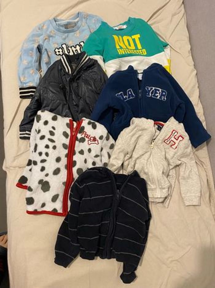 7 pulls/ vestes/ manteau