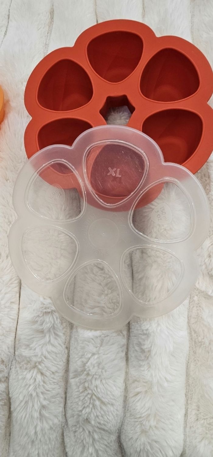 Lot de 3 fleurs 🌸 multiportions BEABA différents formats - photo numéro 2