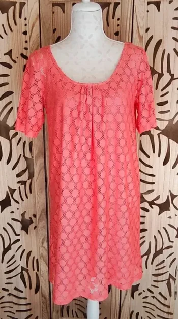 Robe maille ajourée T 42/44 Blancheporte