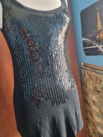 Long Débardeur à sequins taille 42