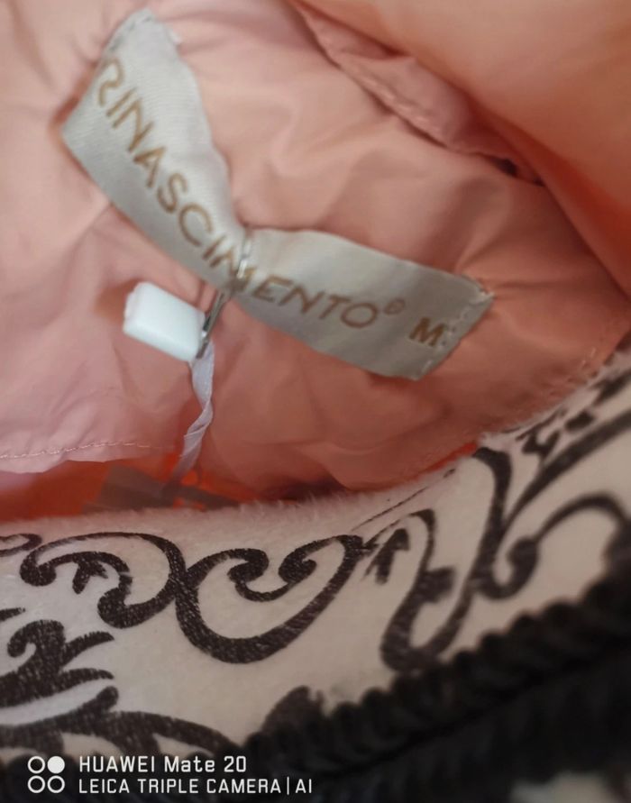 💕Jolie Doudoune longue sans manches Rose  Rinascimento - femme Taille M/ 38 💕 - photo numéro 9