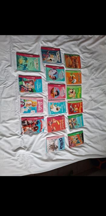 Lot livres bibliothèque rose et bibliothèque verte gros lot de 16
