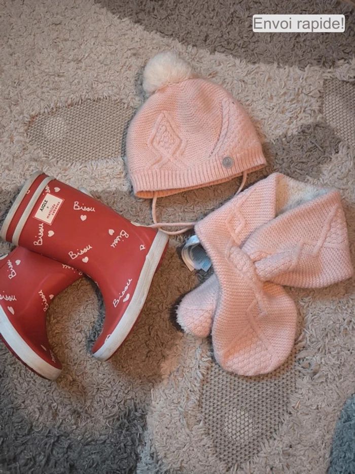 Ensemble bonnet / écharpe