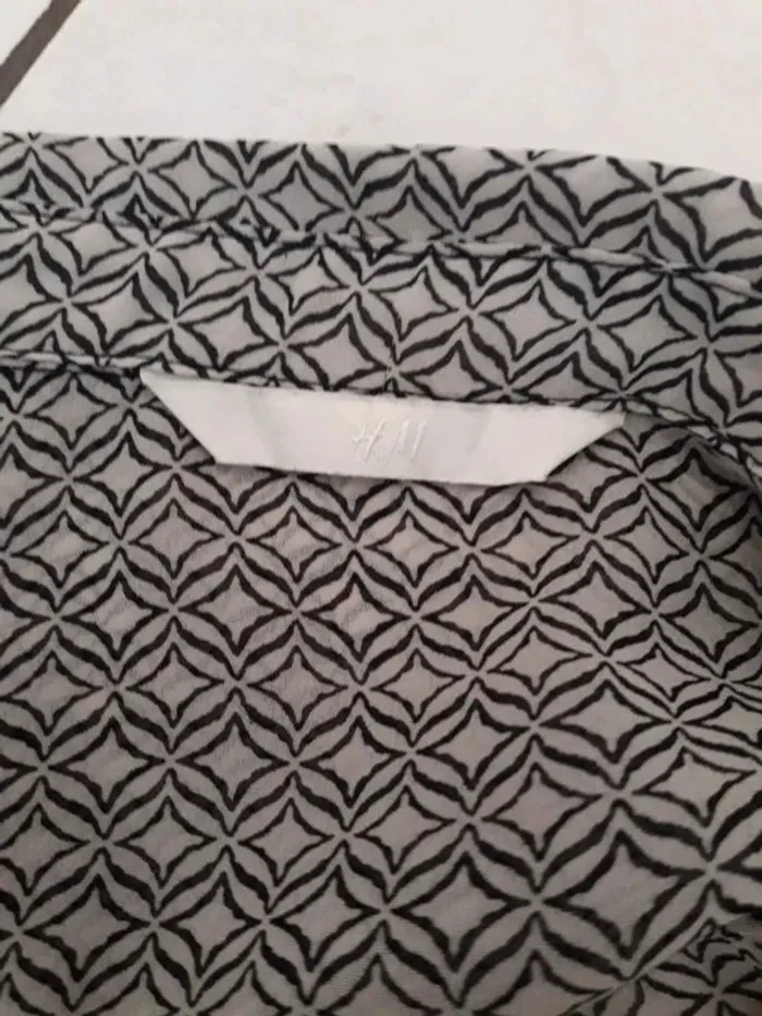 Chemise femme manches courtes - Taille 38/40 - H&M / vétement été : Haut légé - photo numéro 8
