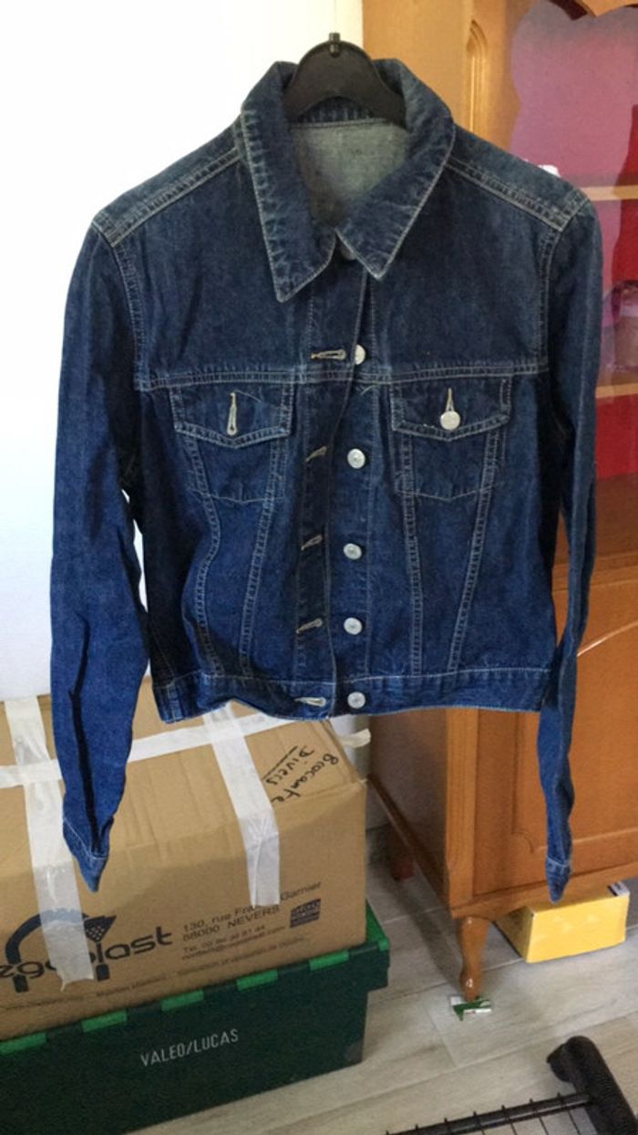 Veste jean mixe