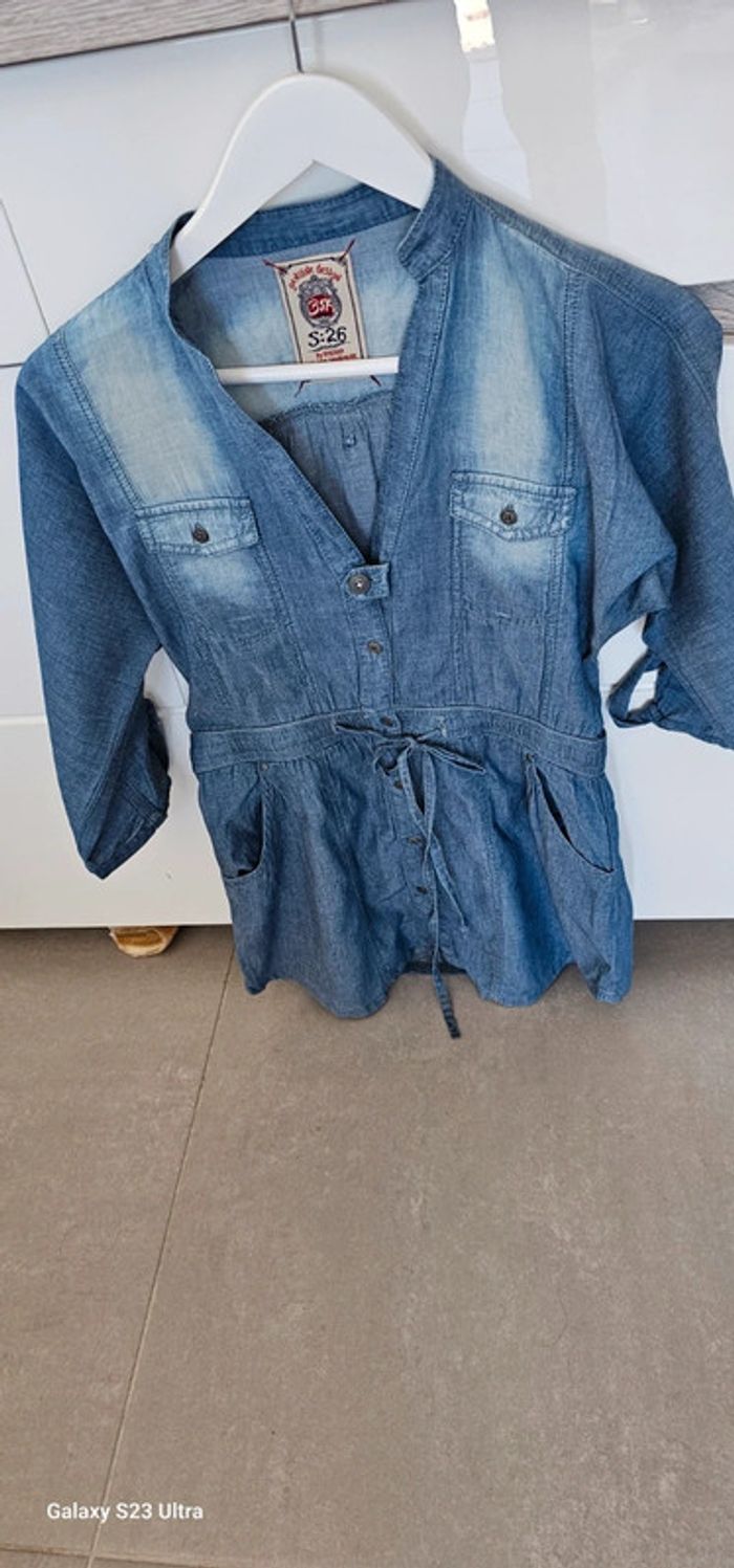 Chemise jean Bershka légère taille 36