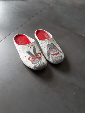 Chaussons mules lapins 37