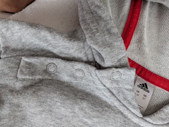 Ensemble détente gris et rouge - 3A - Adidas - photo numéro 3
