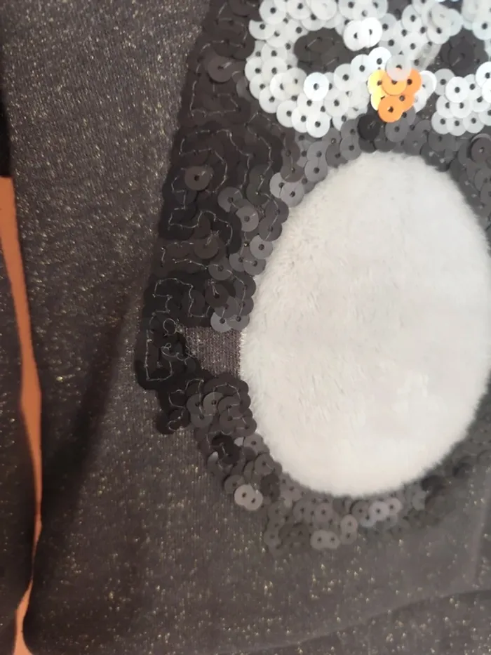Pull pailleté avec sequins 92 cms - photo numéro 2
