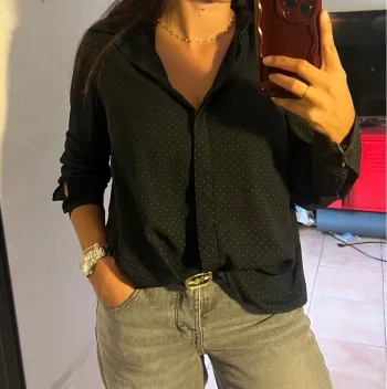 Chemise chic parisienne à pois - très bon état - taille M
