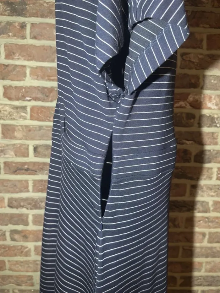 Robe longue Esprit bleu et blanche lignée Taille F : L - photo numéro 12