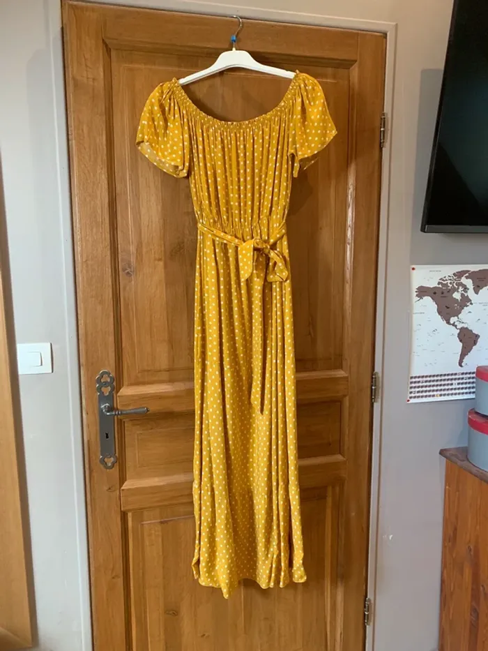 Robe longue col bardot Shein 36 - photo numéro 2