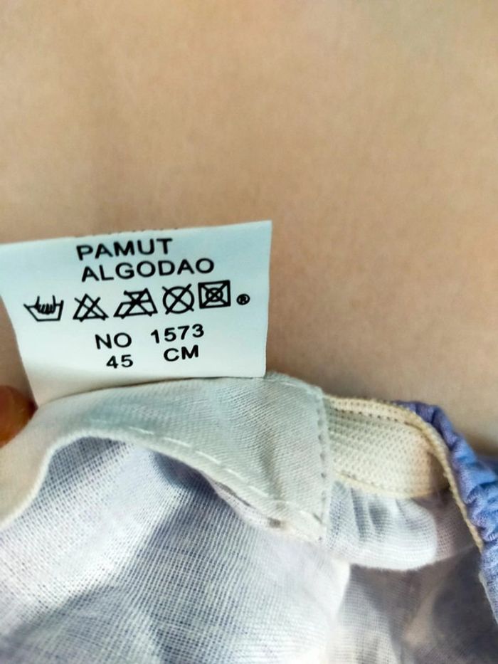 Casquette bébé en velours fin lilas – broderie coccinelle - photo numéro 6