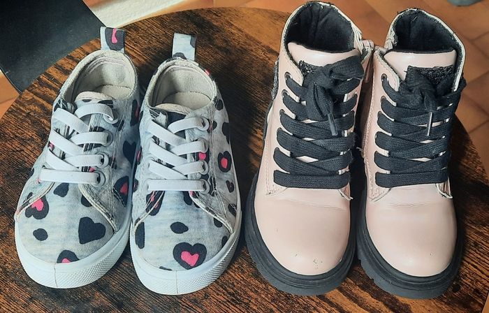 Lot bottines + baskets 23