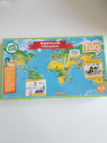 Mapemonde interactive leap frog complet et fonctionne 