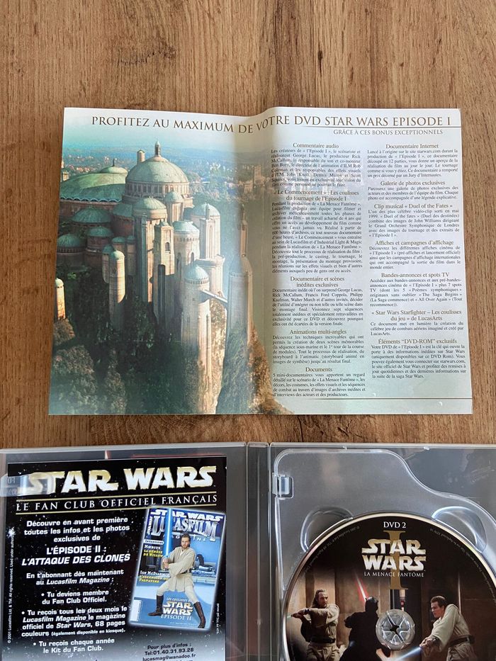 DVD Star Wars Episode I La Menace Fantôme - photo numéro 8