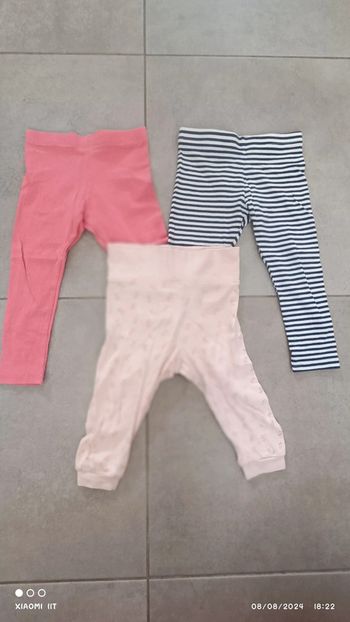 3 leggings pour fille
