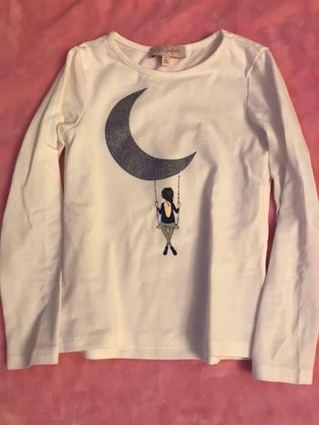 Tee shirt lili gaufrette 6 ans