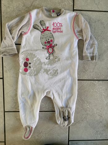 Pyjama fille velours 6 mois