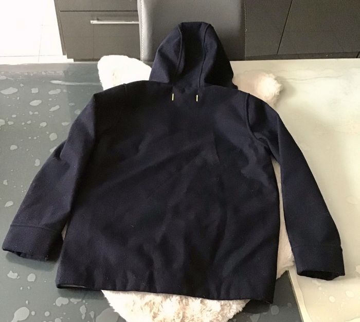 Duffle-coat à capuche 50% laine taille XS colorie marine marque Roamers&Seekers - photo numéro 6