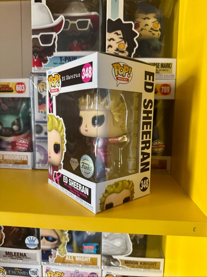 Funko Pop! Rocks 348 - Ed Sheeran -Ed Sheeran - Diamond Collection - Funko Special Edition - photo numéro 2