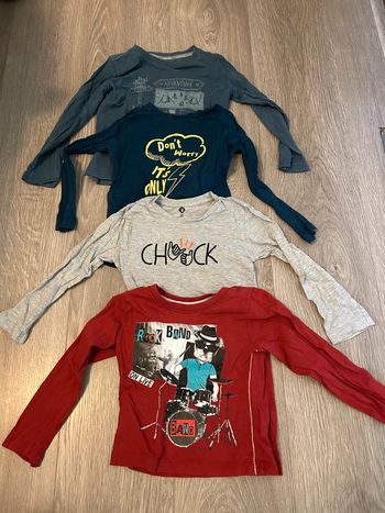 Tee shirts manches longues 36 mois 3 ans