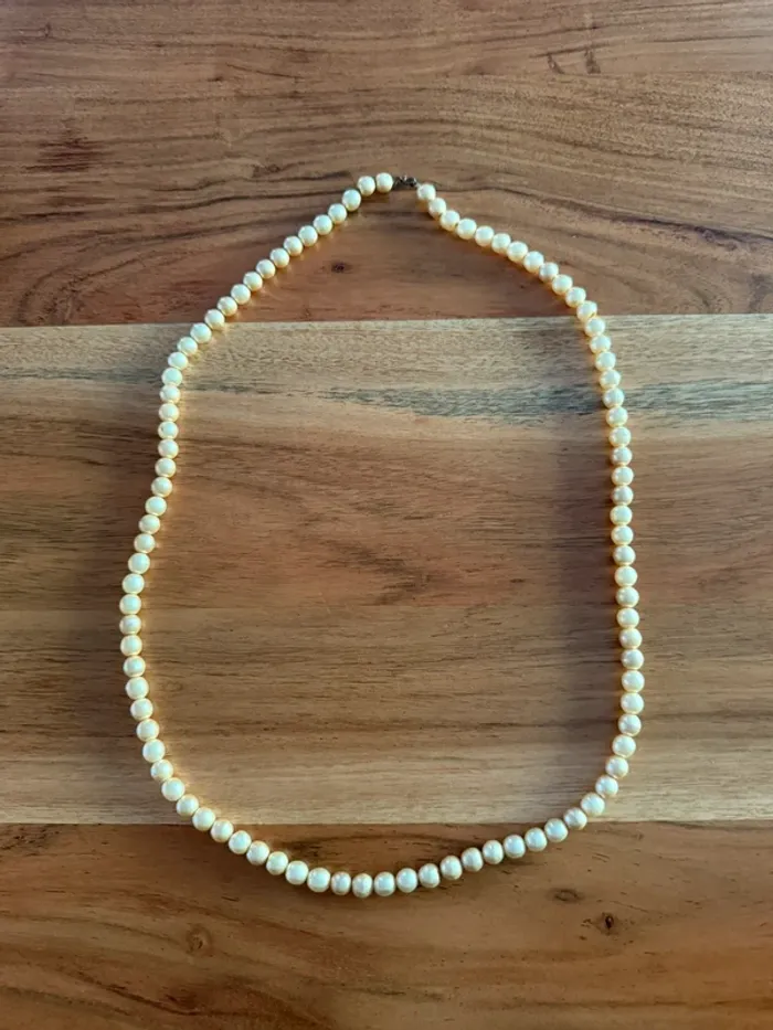 Collier perles vintage