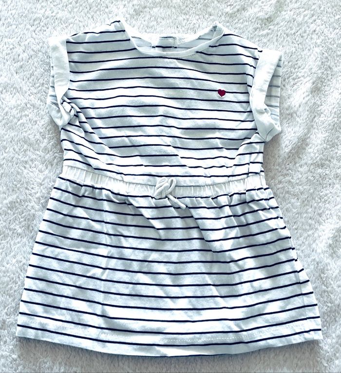 robe marinière neuve « Kiabi » taille 3 mois